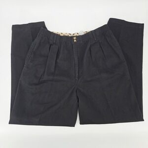Jason Daniels Vintage Y2K Black Pleated Gorpcore Trousers Dad Core Large 36-38